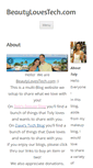 Mobile Screenshot of beautylovestech.com